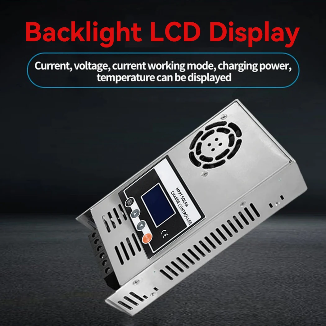 ECGSOLAX 60A MPPT Solar Charge Controller Battery Charging Controller 12V 24V 36V 48V Auto Max PV 150VDC 60A Solar Controller - view 8
