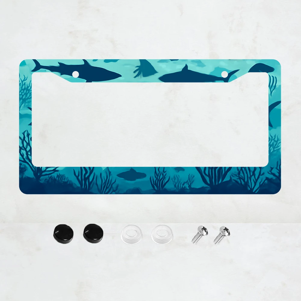 

1 шт. рамка для номерного знака с 2 отверстиями, алюминиевая, 6x12 дюймов, с винтами, стандартный размер США, Канады, Мексики, ретро-декор для автомобиля