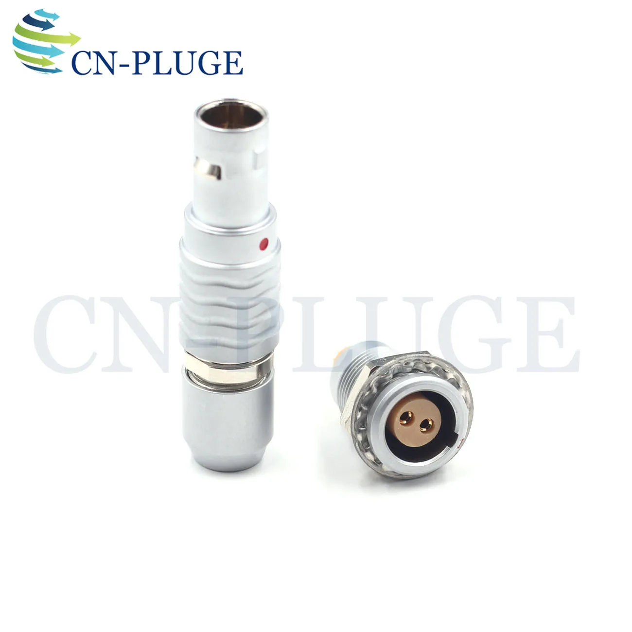 0B FGG/FHGPlug ECG/EGG Socket 2Pin Aviation Metal Connector, Vaxis, Teradek Bolt Pro , Wireless Image Transmission Power Plug