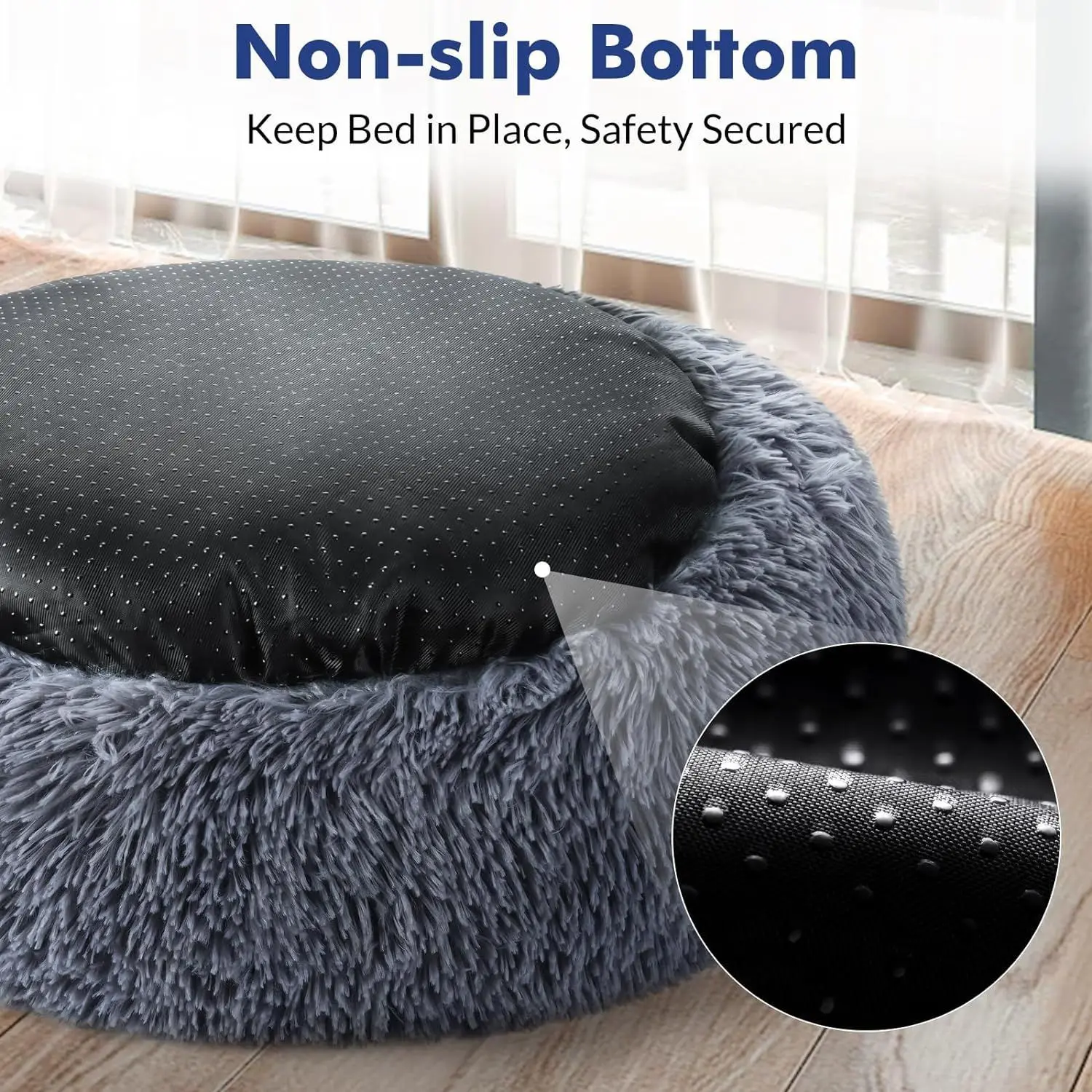 Cat Bed Long Plush Warm Sleeping Cat Nest Winter Pet Supplies for Sleeping Anti-slip Soft Plush Pet Bed for Cats Small Dogs