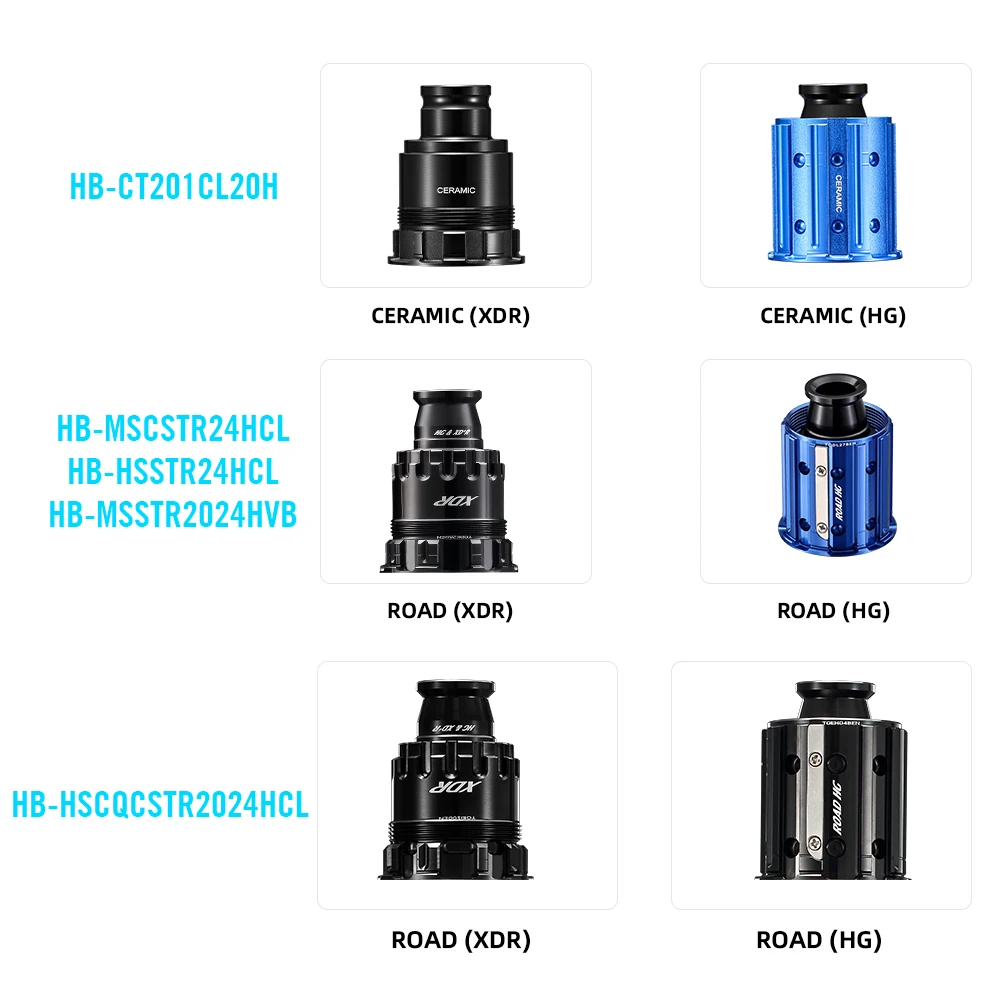New RYET Freehub Body 11S/12S HG XD/XDR/ MS Bike Hub Body (Only for RYET Hub)
