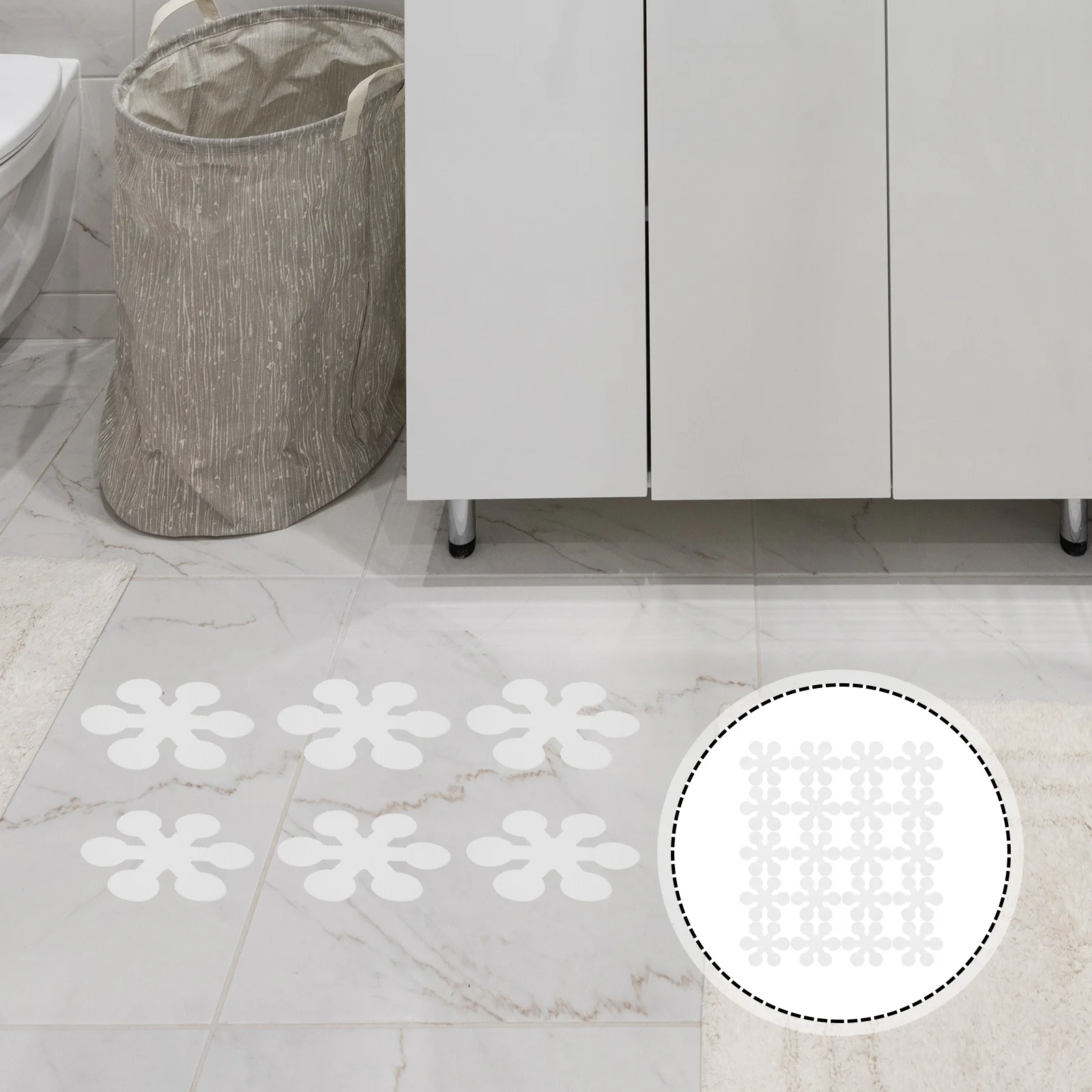 

20Pcs Snowflake Non-Slip Bathtub Stickers Adhesive Shower Strip Tape Anti-Slip Floor Safety Bathroom Decals Bathroom Supply