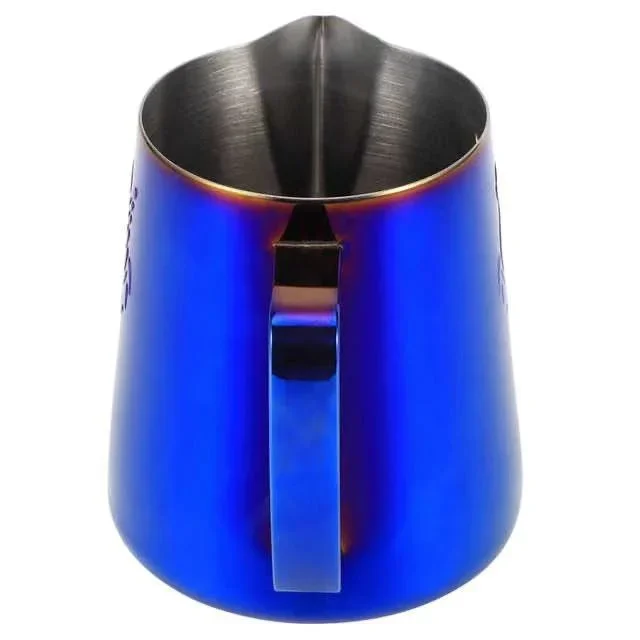 400/600 مللي أنيقة بجعة الفولاذ المقاوم للصدأ إبريق القهوة الحليب مزبد كوب كريم صانع باريستا كرافت اسبريسو لاتيه الفن إبريق أداة