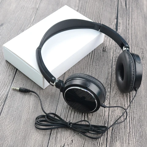 Universal 3.5mm Wired Computer Headphone Foldable Portable Music Gaming…