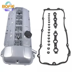 OEM 11127512839 알루미늄 엔진 밸브 커버 가스켓 볼트 캡, BMW 325i 330i 530i X3 X5 E46 E39 E83 Z4 2002-2006