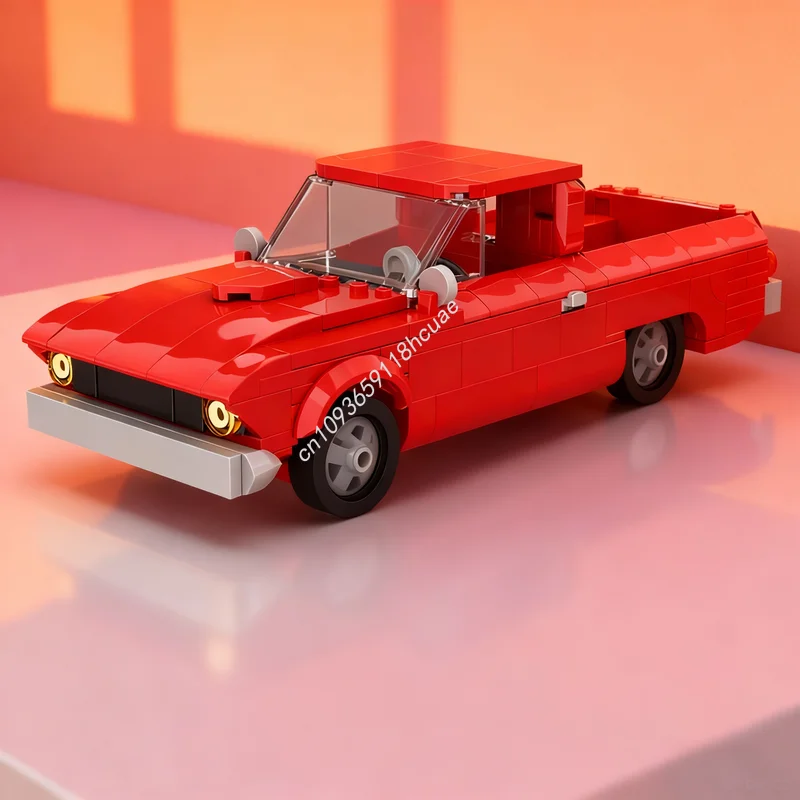 

Набор строительных блоков MOC Forded Ranchero City Champions, 336 деталей, Рождественский подарок, Архитектурная модель, Игрушка для самостоятельной сборки, Креативная идея, Образовательная игрушка