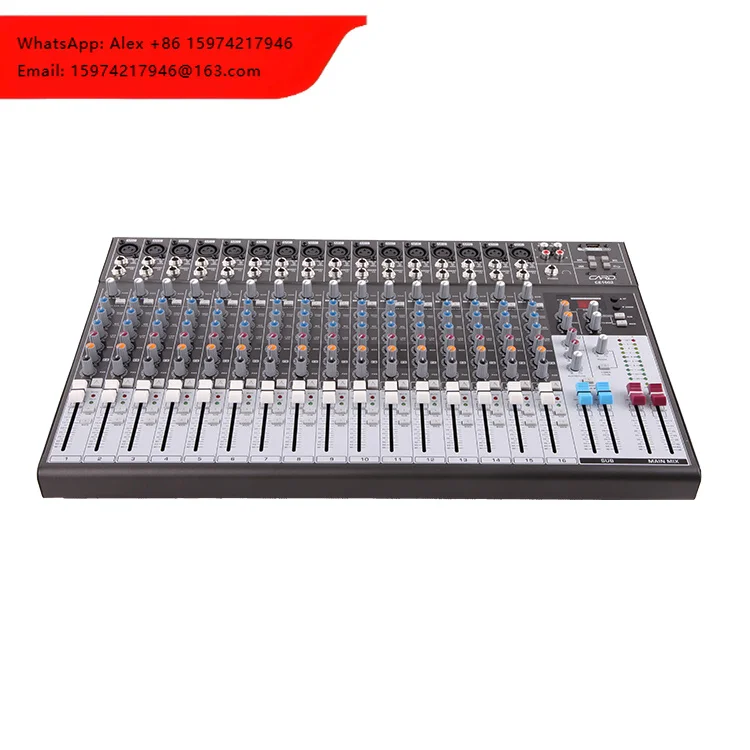 

Public Address System DJ Sound Adjustment 16 Way Professional Mixer