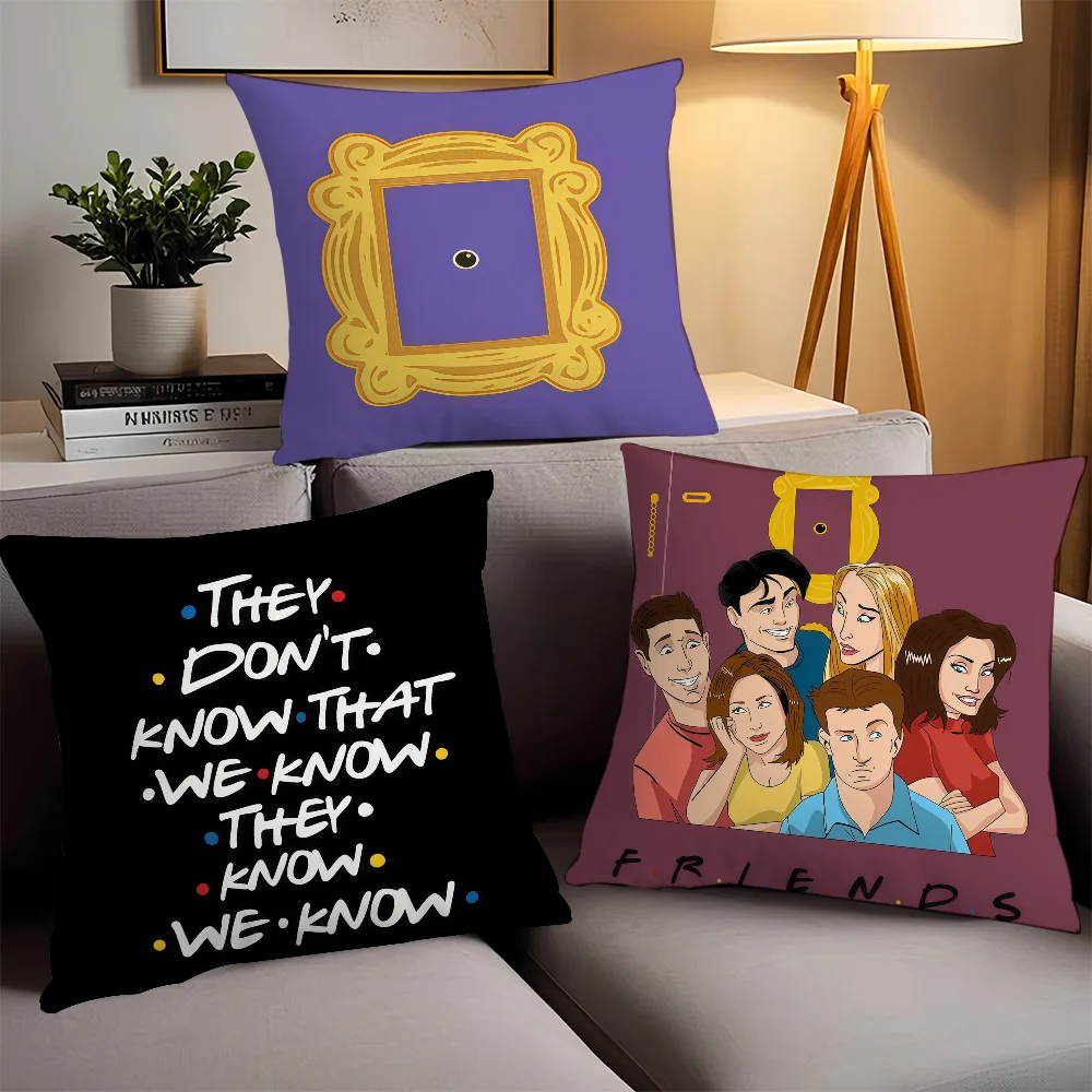 

Tv funny F-Friends Pillow Case Office Cushions Suitable For Sofa Car Bedroom Decorative Cushion Cover