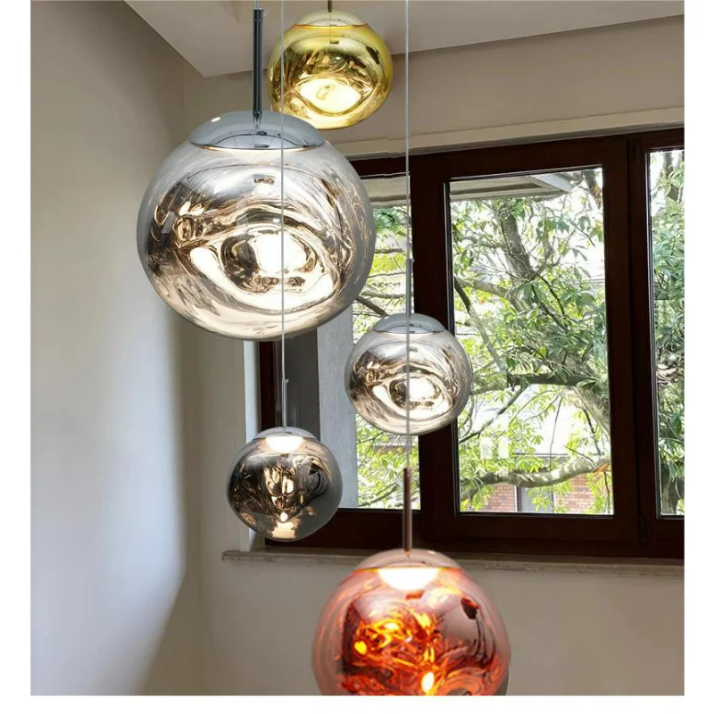 Postmodern Lava Chandelier Nordic Designer Luxury Pendant Light for Loft Staircase Kitchen Bedroom Replica Home Decoration