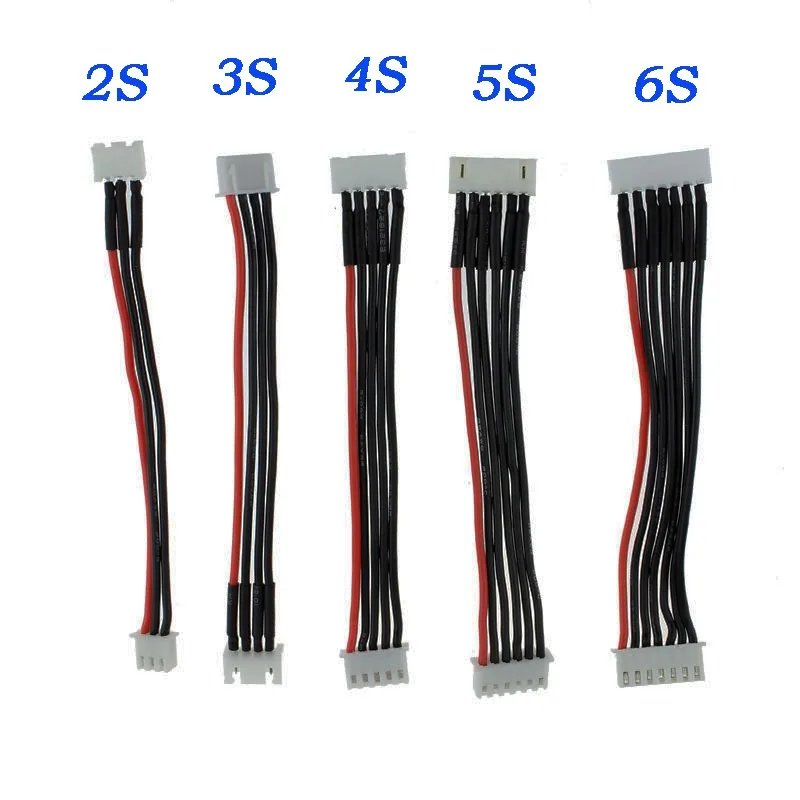 

5pcs RC FPV Battery Balancing Head Extension Line Cable 2S -7.4V / 3S-11.1V / 4S-14.8V /5S-18.5V / 6S-22.2V