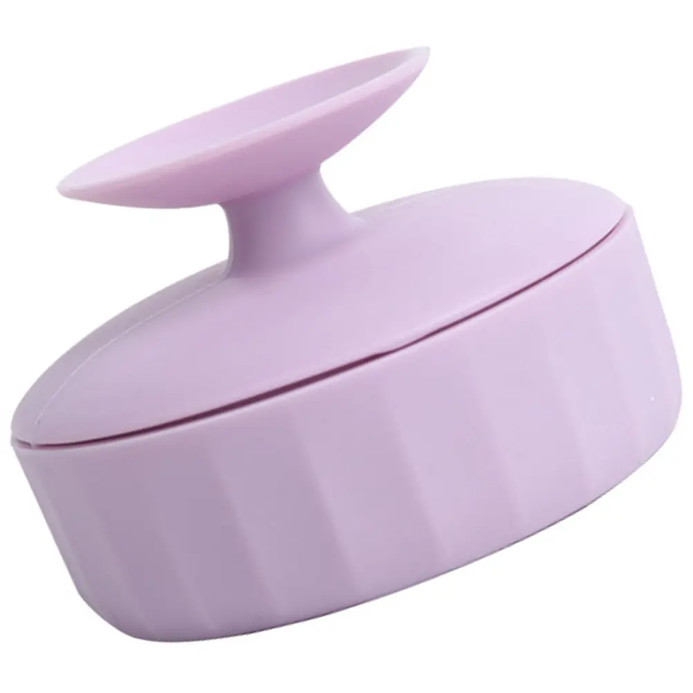 

Silicone Makeup Brush Cleaning Box with Textured Pad for Quick Oil Dirt Removal Fast Drying Makeup Tool Cleaner Mat Brush