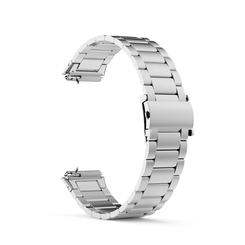 Metal strap For huawei band7 45mm 44mm stainless steel three metal smart watch wristband For huawei band7 band watch accessories