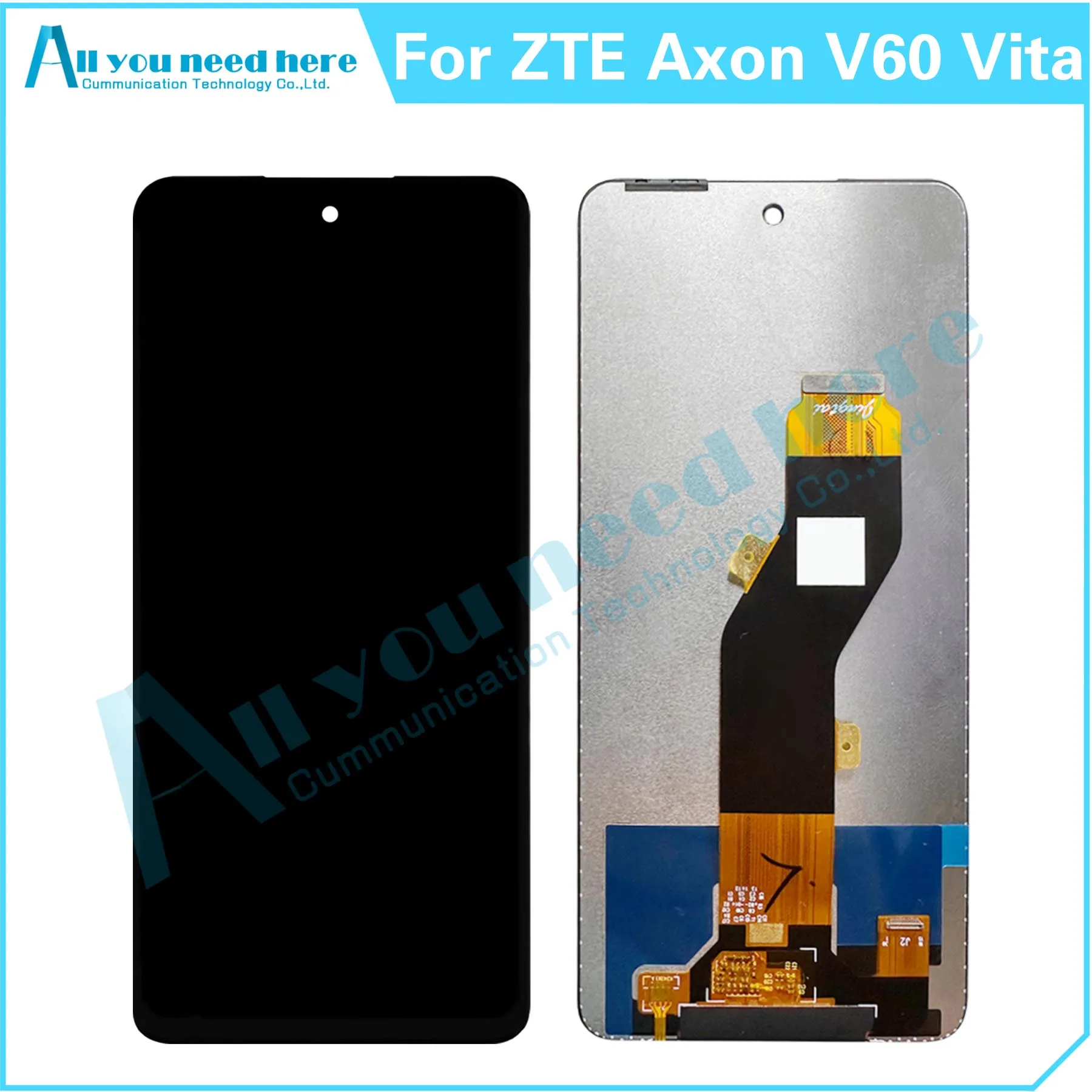 

100% Test For ZTE Axon V60 Vita LCD Display Touch Screen Digitizer Assembly For Blade V60Vita Repair Parts Replacement