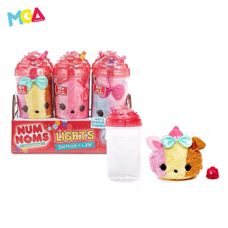 New surprise doll NUM NOMS fragrant baby savings can plush doll surprise box shiny fragrance ring girl passes every toy