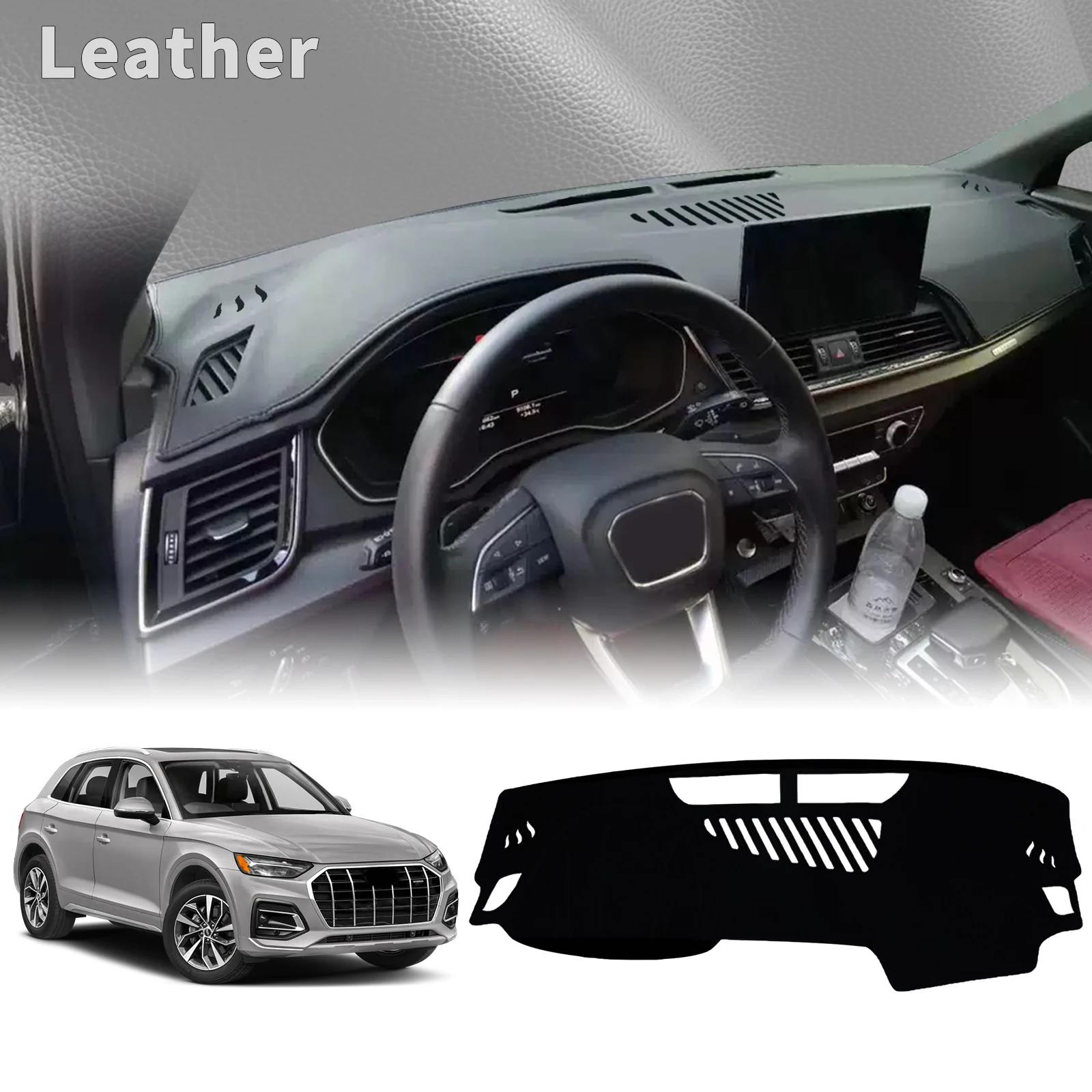 

fit for Audi Q5 2017-2024 2023 2022 2021 SQ5 Dashmat Dashboard Cover Pad DashMat Sunshade Protective Carpet Car Accessories