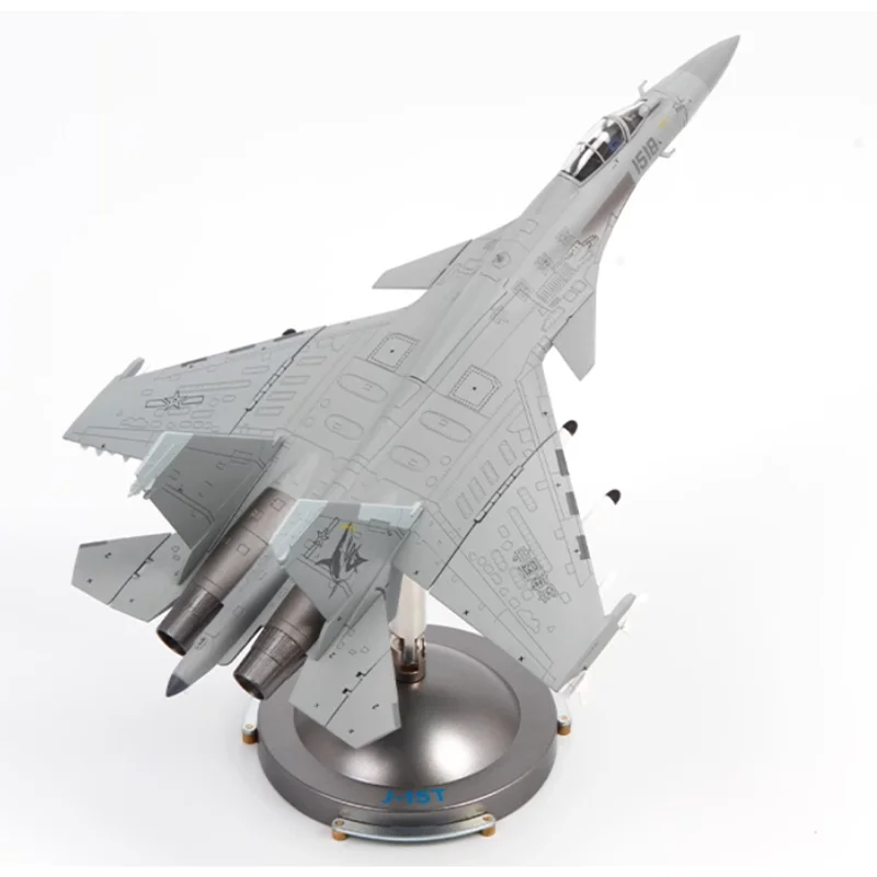 

Литая под давлением масштаб 1/72 J-15T J15, модель самолета на базе несущей, парадная обновленная версия, коллекция истребителей, декоративные украшения