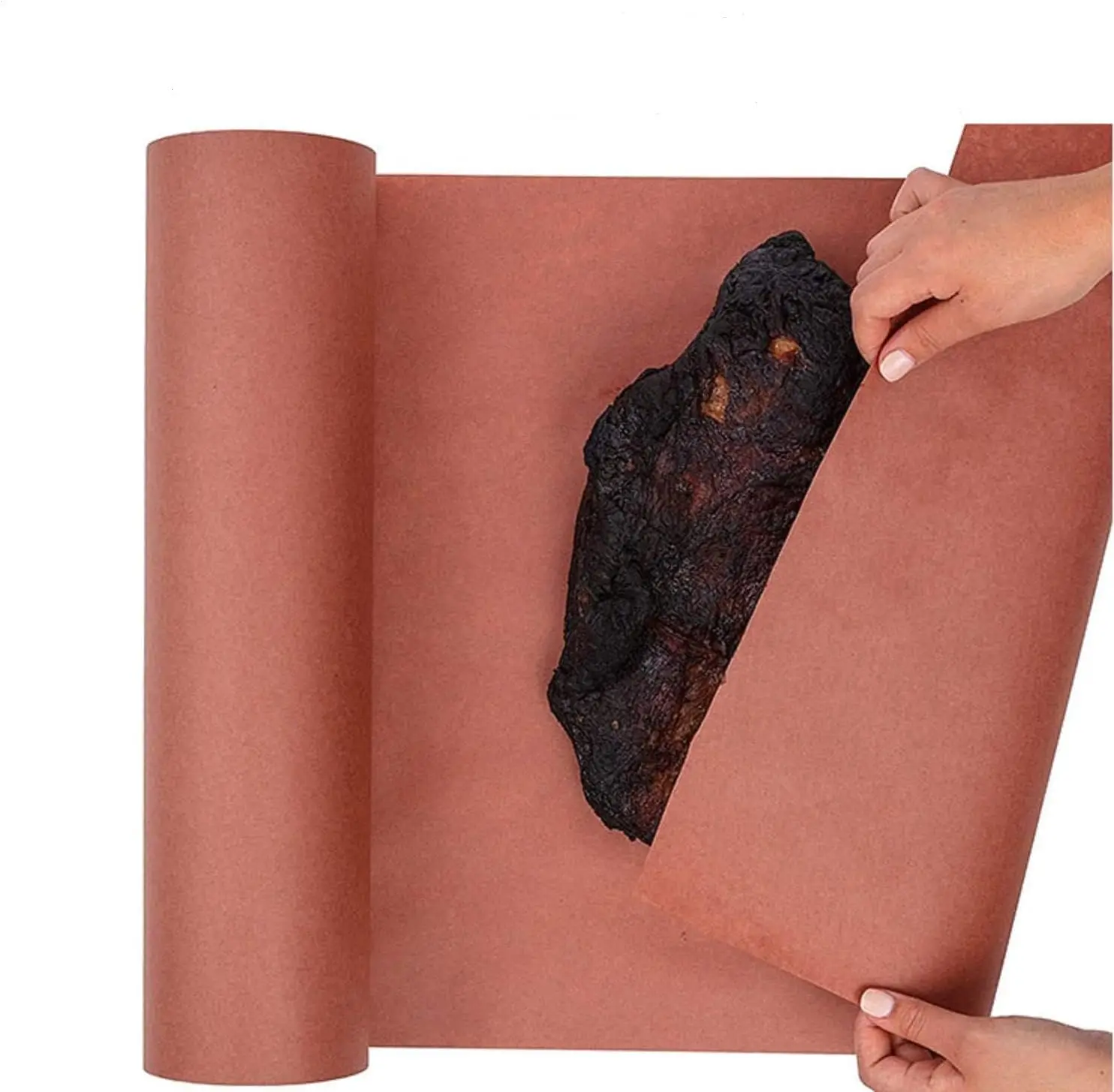 

Pink Butcher Paper for Smoking Meat, 17.5" x 50ft, Food Grade, Unwaxed, Unbleached, BBQ Wrapping Paper