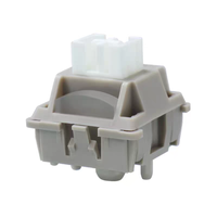 FL CMMK Silent Grey Snow Switch 5pin 40g RGB SMD Linear For Mechanical Keyboard Hot Swap Mute MX Switches Factory Lubrication PC
