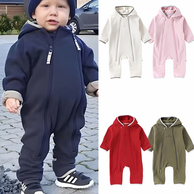 

Warm Polar Fleece Newborn Baby Winter Romper Boys Girls Soft Jumpsuit Infant Crawling Outfit Baby Clothes