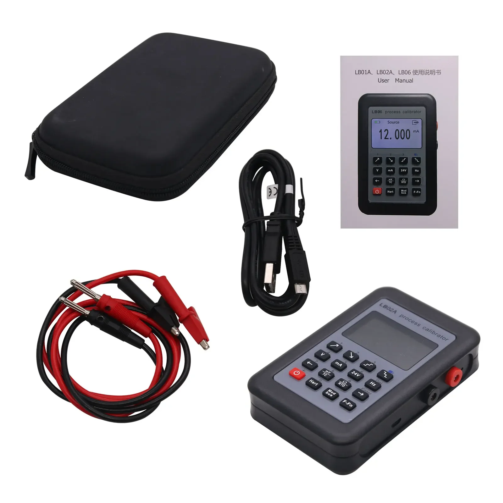SmCpLB02A Multifunction Process Calibrator Signal Generator For Frequency RTD TC MV MA Calibration
