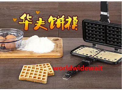 new-kitchen-craft-sandwich-heating-waffle-maker-stove-top-griddle-iron-918-c