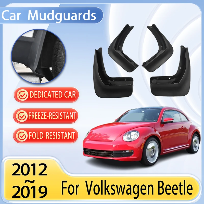 

Car Mudguards Parts For Volkswagen VW Beetle A5 2012~2019 Mudflaps Tool Splashs Fenders Flares Cover Guards Auto Mud Accessories