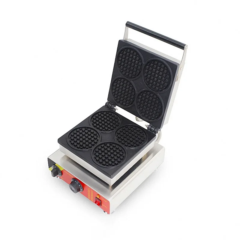 Коммерческая круглая вафельница, вафельница, бытовая электрическая вафельница, духовка