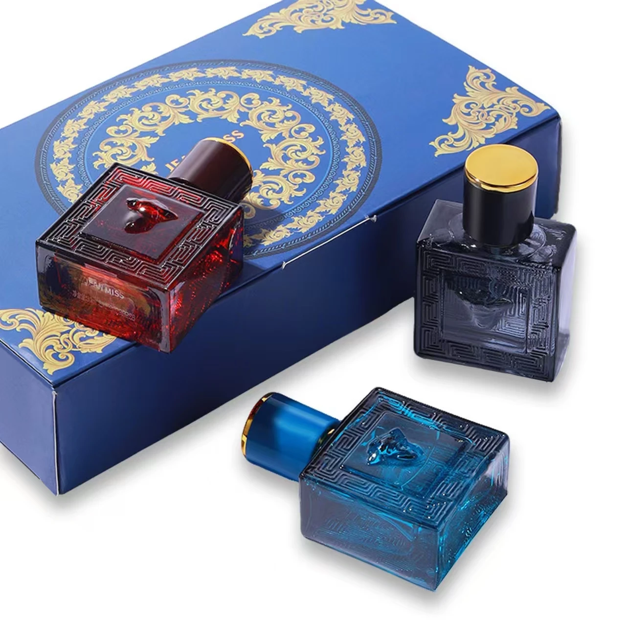 2025new 30 مللي * 3 عطر فاخر طقم هدايا امرأة طازجة كولونيا وودي أو دو تواليت عطر الأزهار رائحة فرمون دائم
