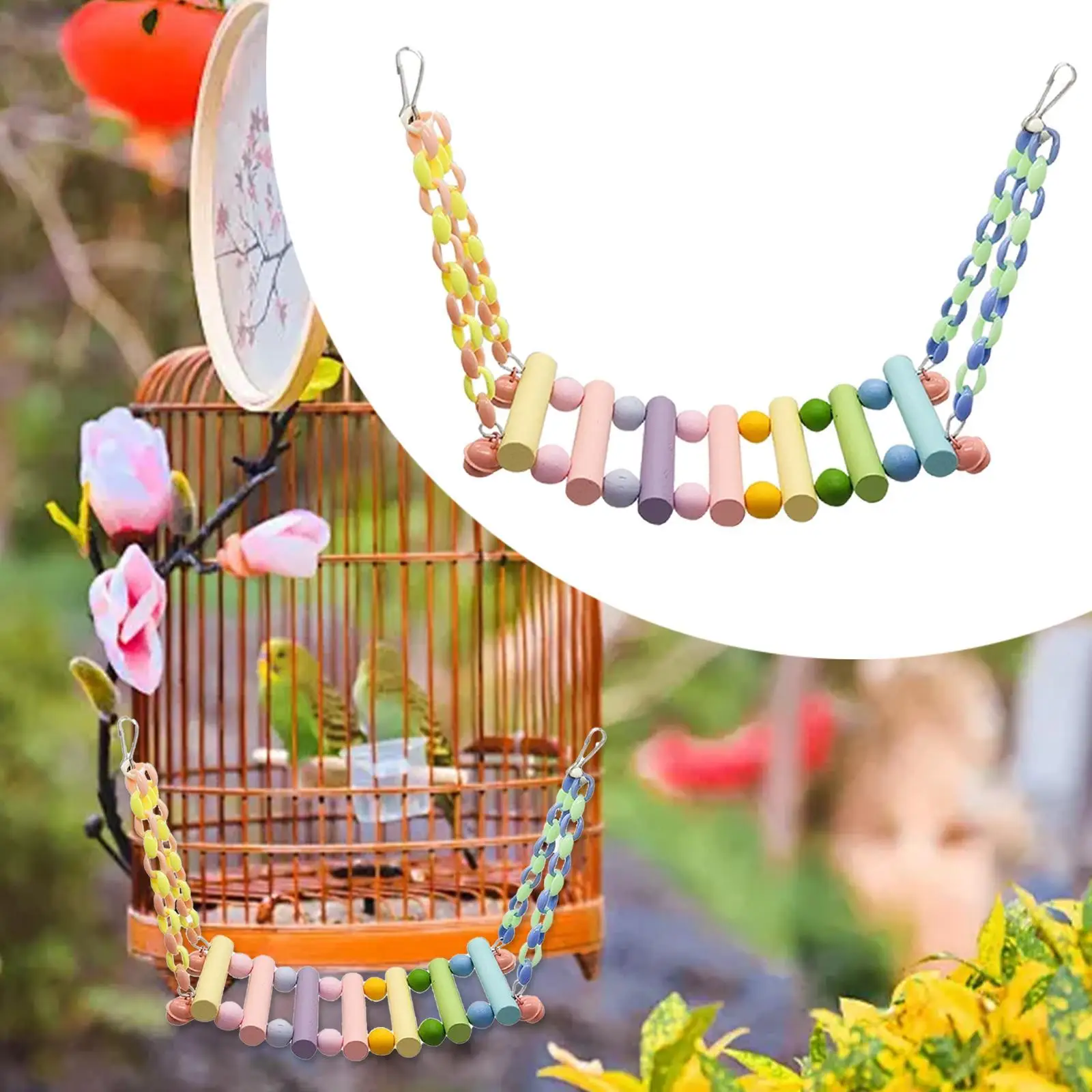 Soporte y juguete de entrenamiento para loros – Instalación fácil - imagen 5