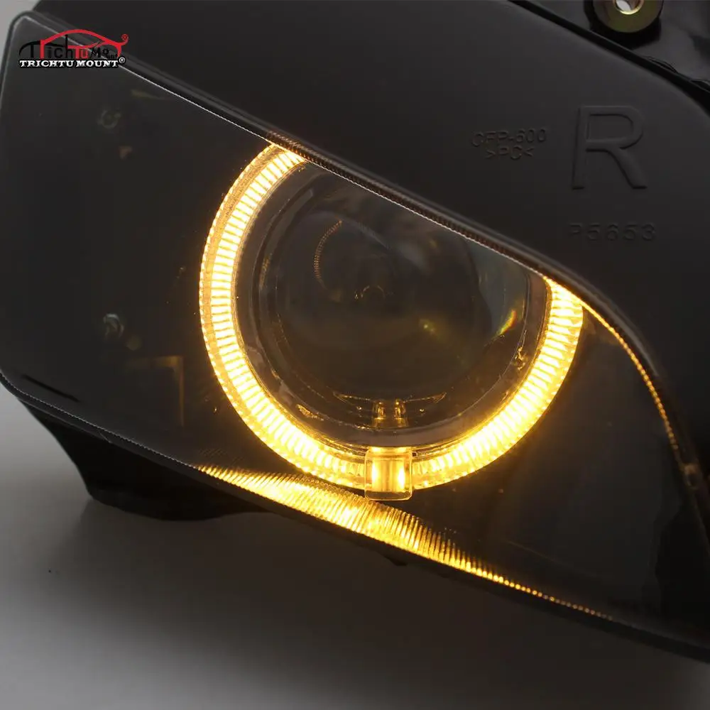 For Honda CBR600RR 2003 CBR 600RR 2004 CBR 600 RR 2005 2006  Motorcycle Front Headlinght Assembly Motor LED Head Light Lamp