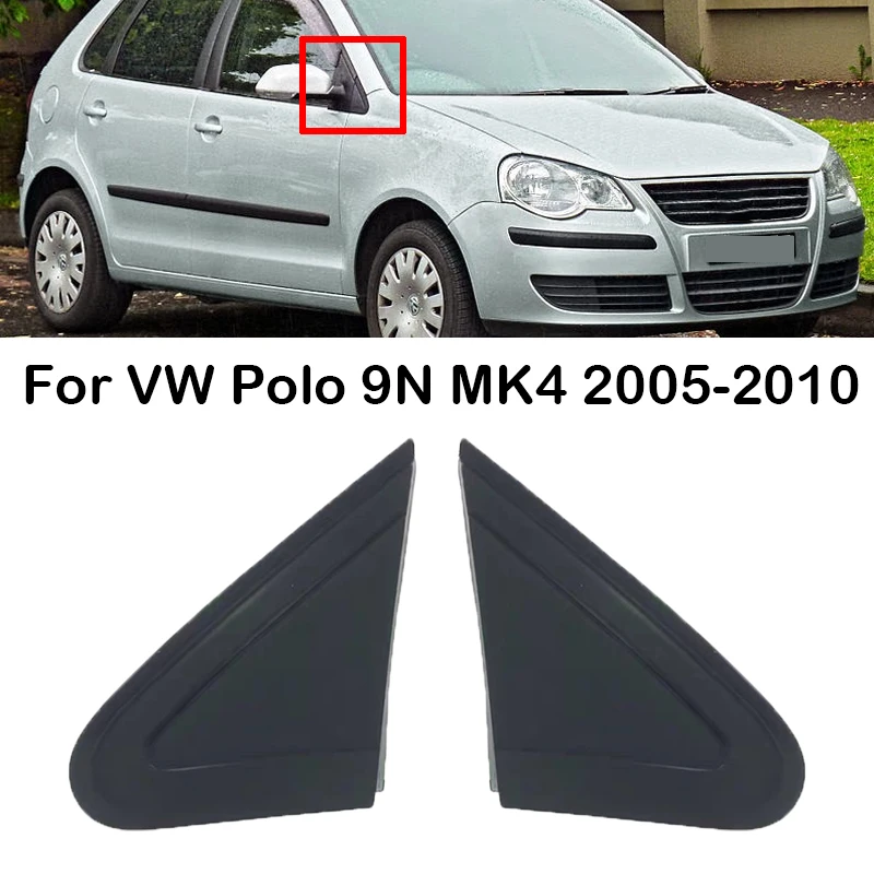 

Car Rearview Mirror Cover Exterior Wing Triangle For VW Polo 4 9N GTI 2 GEN Hatchback Vento 2006 2007-2011 6Q0853273A 6Q0853274A