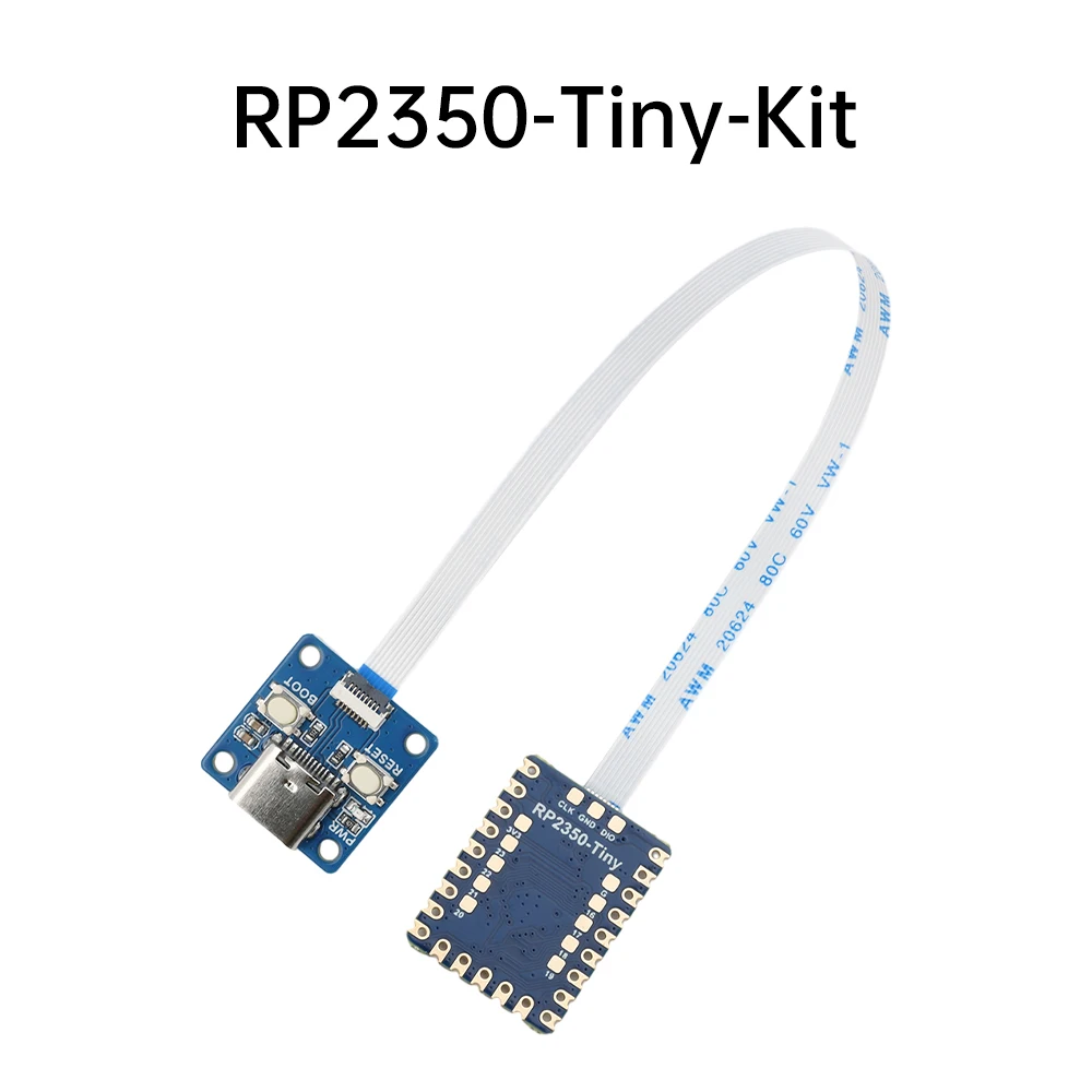 For Raspberry Pi RP2350-Tiny RP2350-Tiny-Kit Microcontroller Development Board RP2350A Dual Core Processor 520KB SRAM 4MB Flash