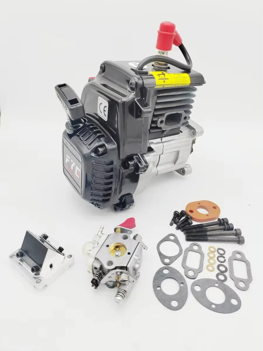 Wlot skrzyni korbowej silnika dwusuwowego z aluminiowym zaworem zwrotnym o dużym przepływie CNC do 1/5 ROFUN LT LOSI 5IVE-T HPI BAJA