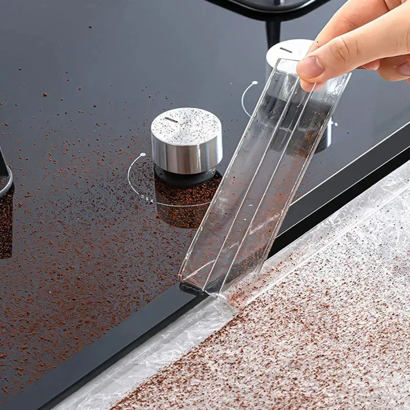 Transparent Acrylic Single-fold Kitchen And Bathroom Waterproof Mildew Stickers Sink Beautiful Stickers(3.2m*3.8cm) view 5