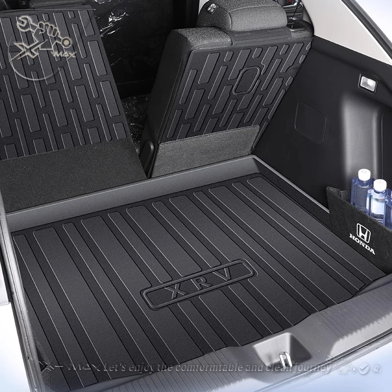 For Honda XR-V 2015-2024 Fit Car Trunk Mat All Season Black Cargo Mat 3D Shaped Laser Measured Trunk Liners