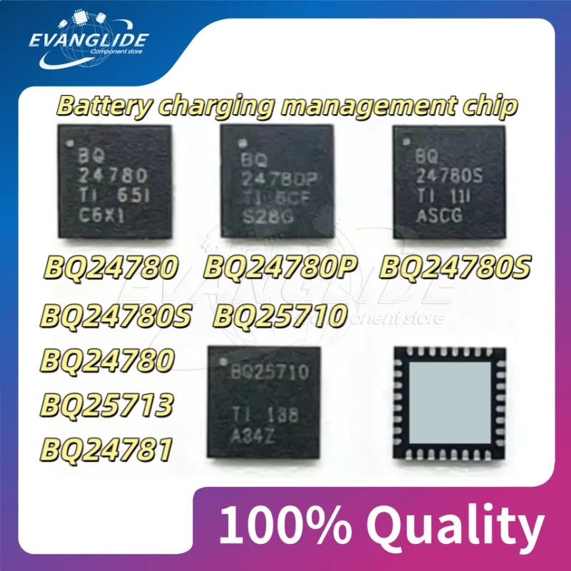 10 PCS/LOT BQ24780S QFN BATTERY CHAGING CHIP BQ24780SRUYR 24780S BQ25710 BQ25700A BQ25713
