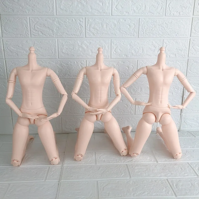 1/3 Doll Body for 60cm Bjd Normal Skin Men Nude Muscles 21 Movable Jointss Doll Parts Diy Girl Kid Children Toy Doll Accessories