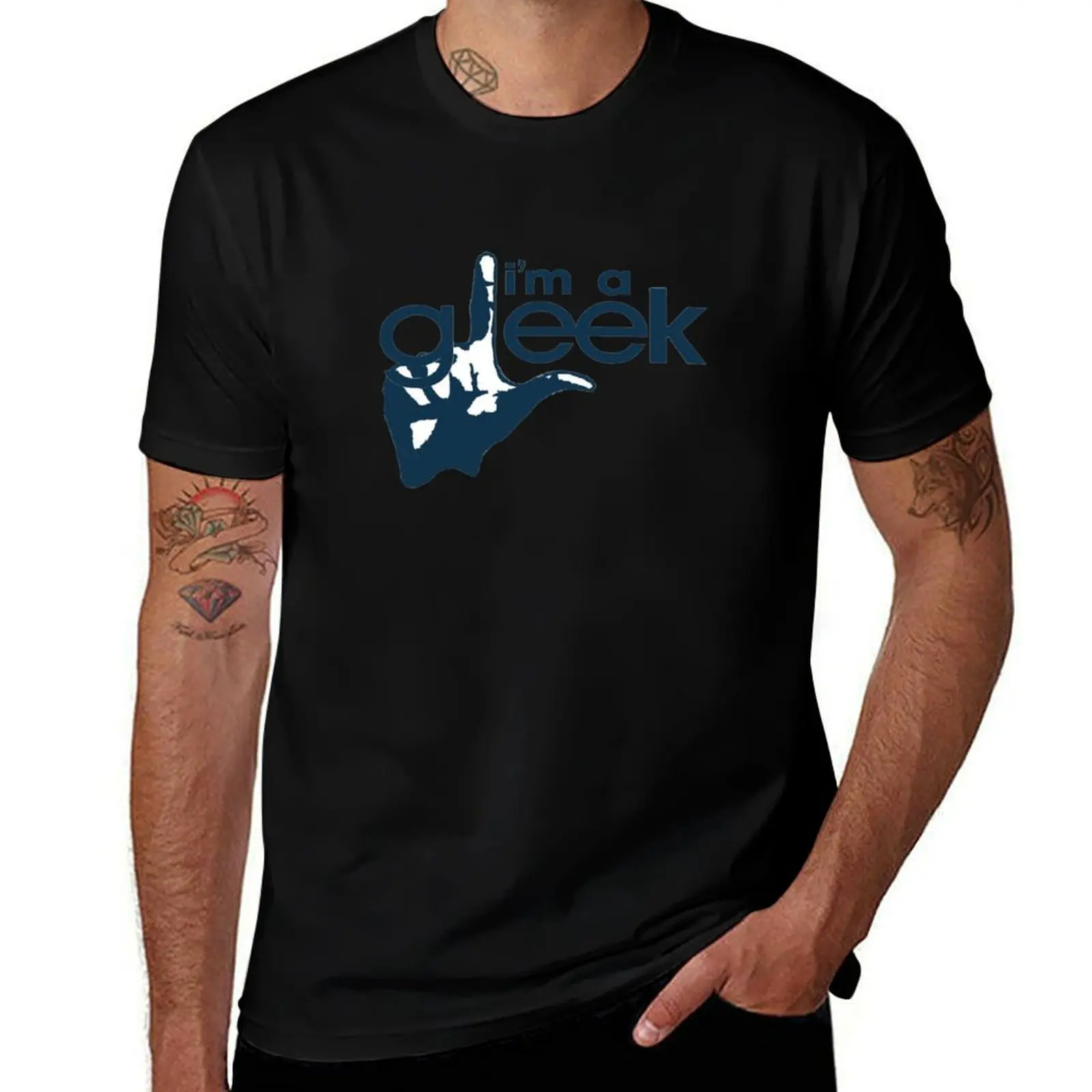 I'm a gleek T-Shirt Basic Daily Outfit Short Sleeve Tee