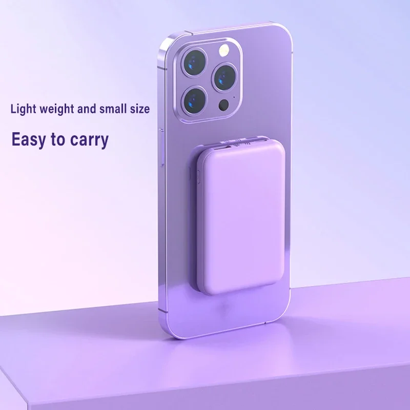 Magsafe Wireless Power Bank 20000mAh Fast Charging Thin And Compact Portable Mobile Phone Accessories For iphone Xiaomi HUAWEI