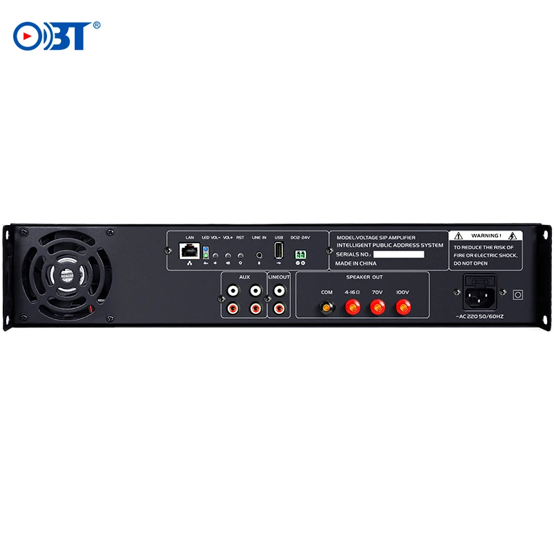 integrated professional audio streaming pa amplifier SIP Network Amplifier