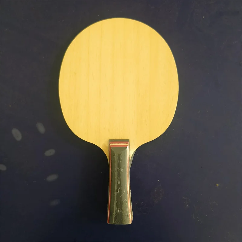 Huieson K1 Table Tennis Blade 5‑Ply Solid Wood Fine Handle Ayous Spruce Paulownia Ping Pong Racket Base for Club Junior Beginner