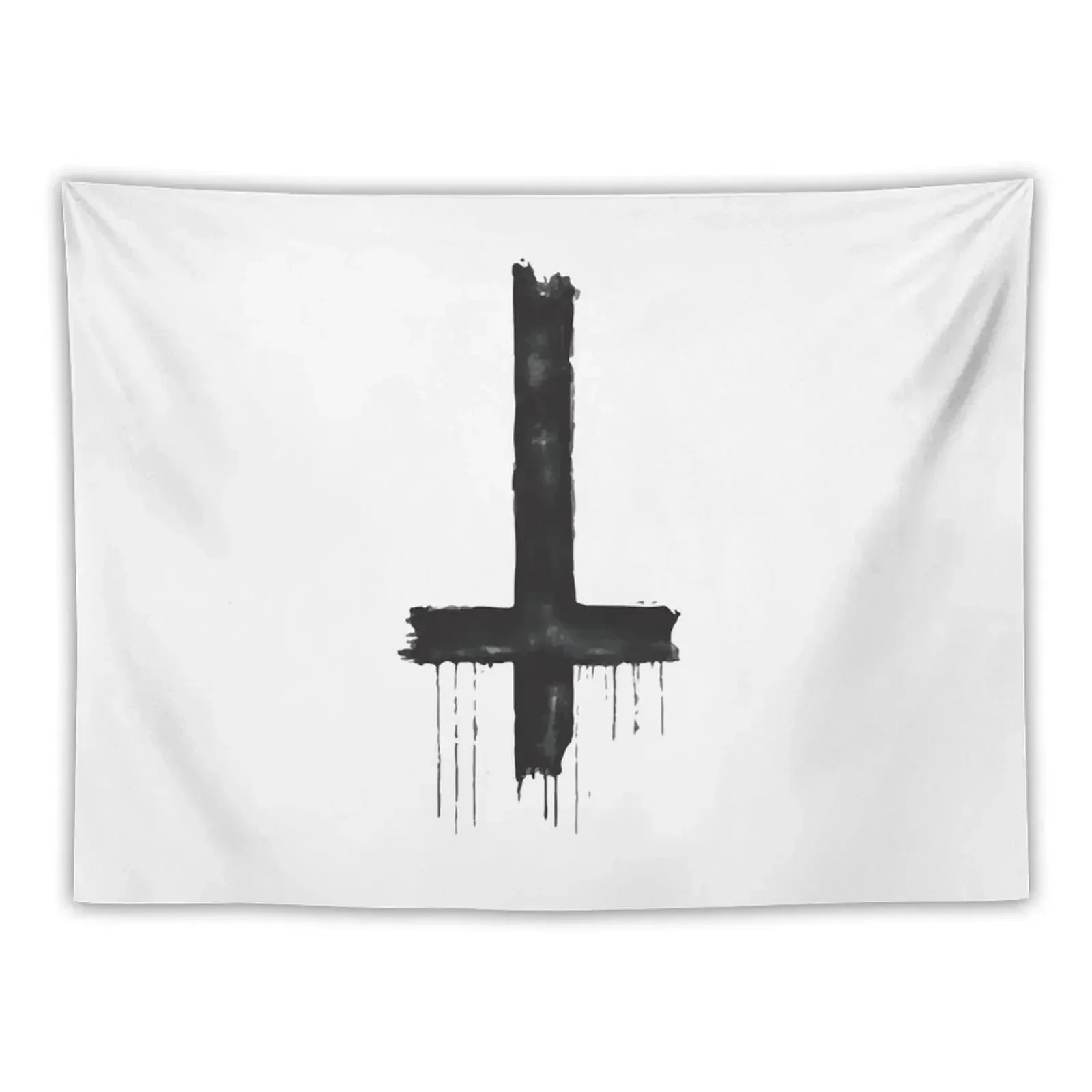 Overturned crucifix Tapestry Room Decor Aesthetic Room Decor Cute Tapestry