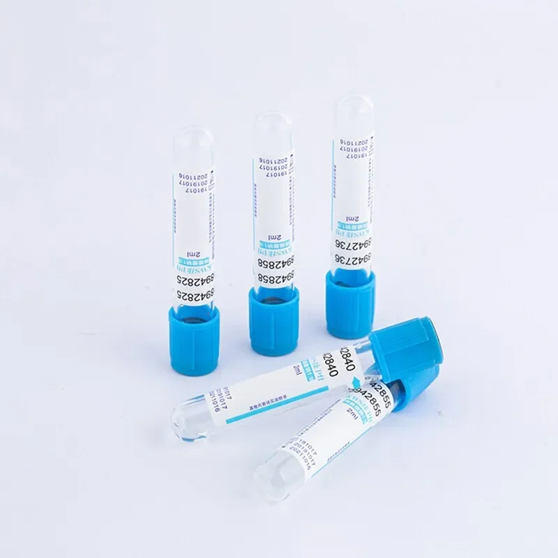 Disposable vacuum negative pressure blood collection tube with sodium citrate 1:9 coagulation tube