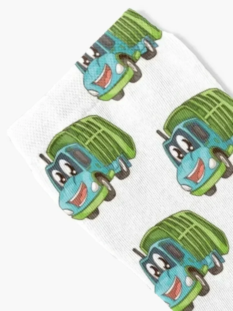 cute garbage truck for kids t-shirt Socks anti-slip gift Mens Socks Women's