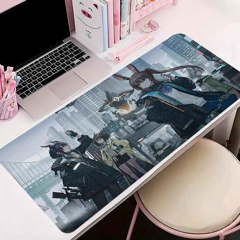 

Gaming Mousepad Gaming Accessories Computer Cabinet Extended Mat A-arknights Mouse Pad Anime HD Keyboard Pad Office PC Desk Mat