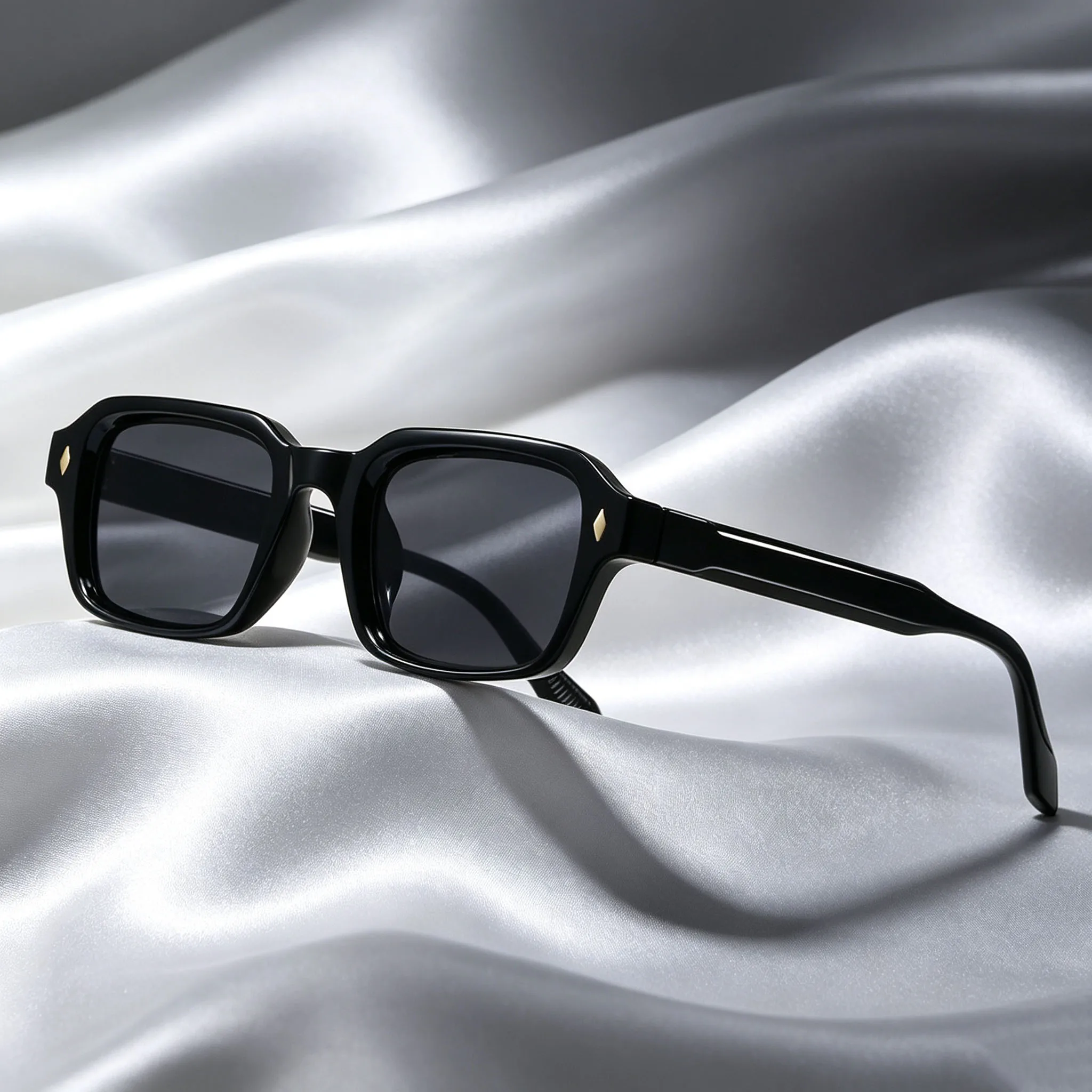 Punk Square Sunglasses Women Fashion Orange Shades UV400 Men Retro Driver Sun Glasses