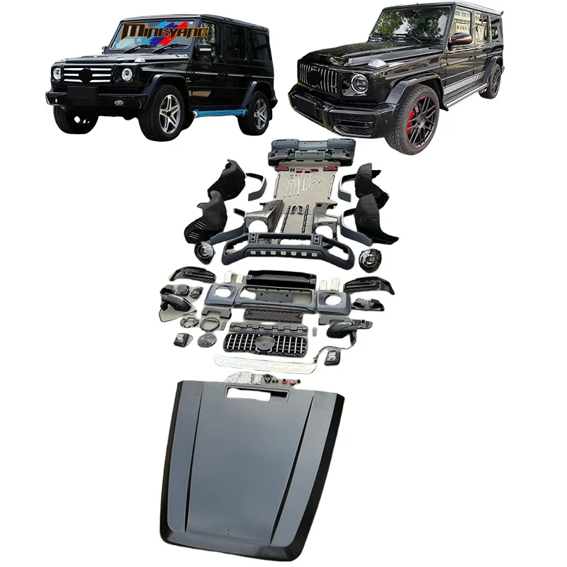 

Modification G Class W463A W464 G63 Style Bodykit Car Bumpers 2009-2018 for Mercedes g Wagon W463 Body Kit