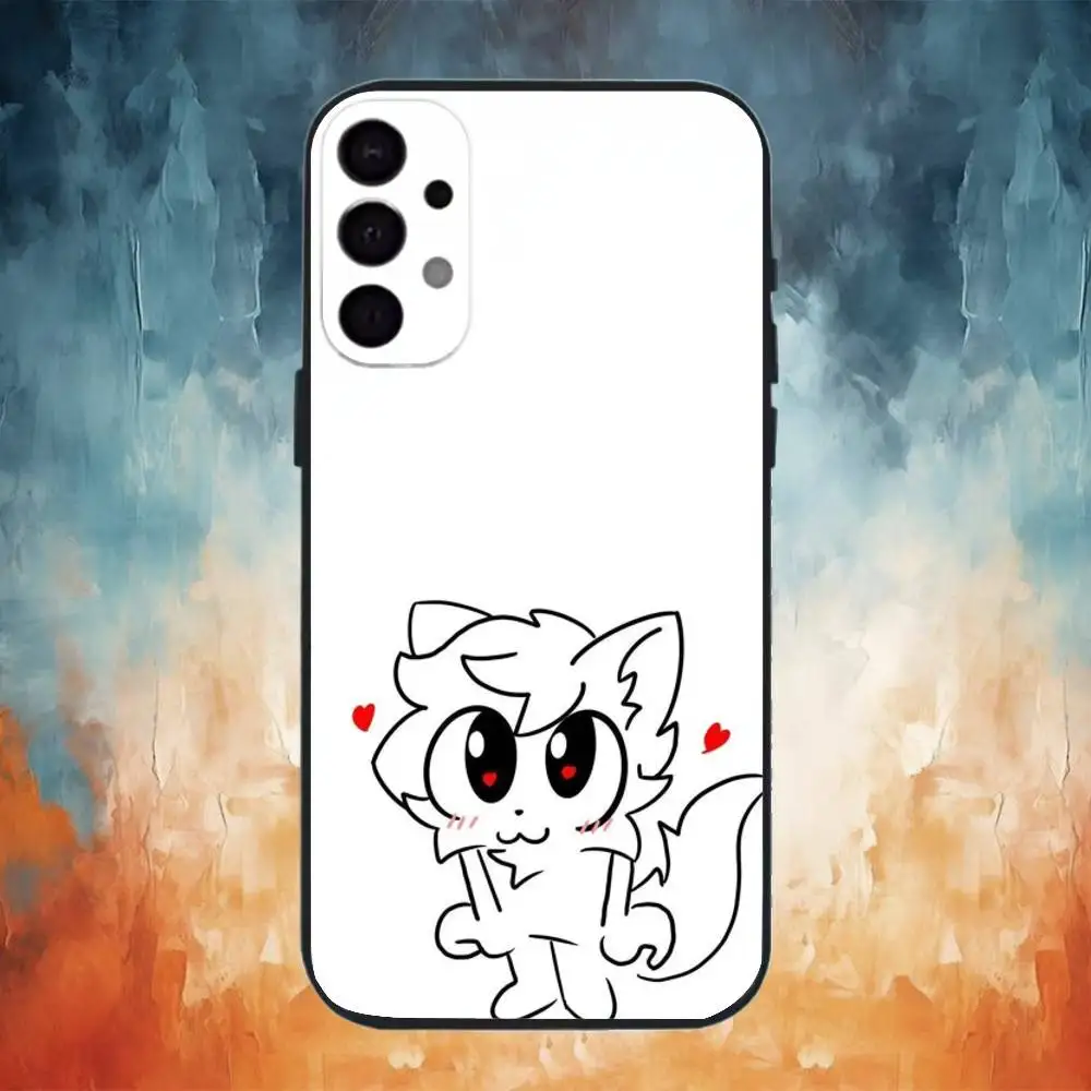 Cute B- Boykisser Phone Case For Samsung S25,S24,S21,S22,S23,S30,Ultra,S20,Plus,Fe,Note,10,9,5G Black Cover