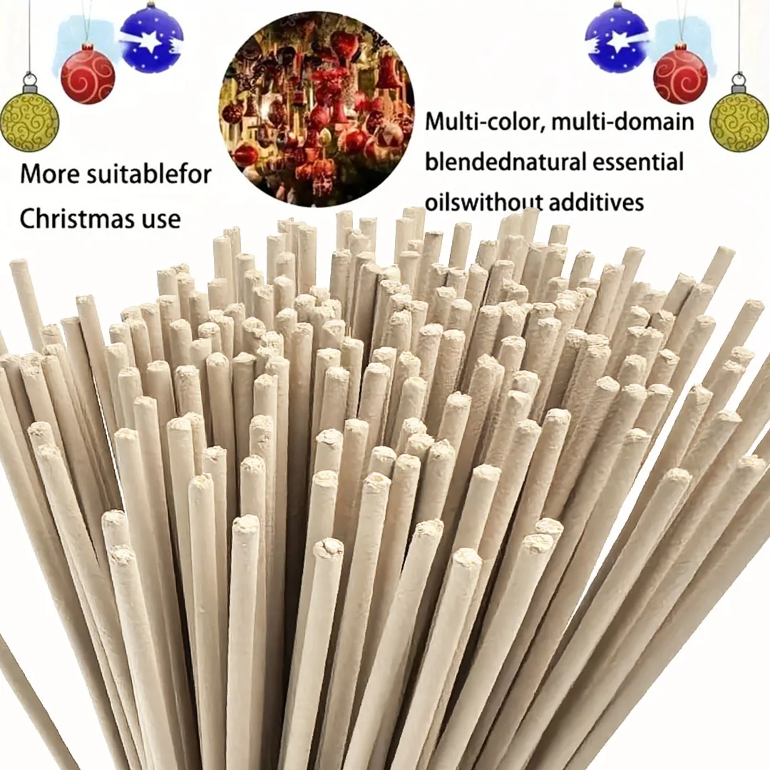 High-Quality Off-White 8.7-Inch White Lotus Incense Sticks, Made from Natural Materials, with a Lotus Scent. White Lotus Symbolizes Holiness, Divinity, and Cleanliness Essential Bamboo Stick Incense for Home view 3