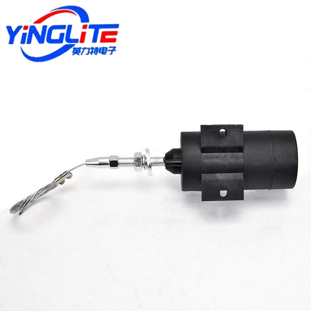 XHQ-PTG 12 فولت 24 فولت مولد الديزل وقف الملف اللولبي صمام المحرك لهب خارج جهاز لهب خارج جهاز طفاية حريق عادة مغلقة